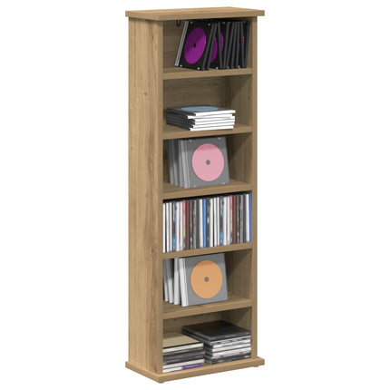 CD Skåp Artisan-ek 60 x 17 x 92 cm Konstruerat trä