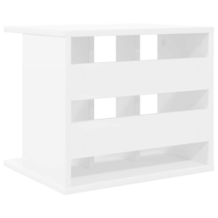 Lagring för vinylskivor Vit 42 x 33 x 36 cm Konstruerat trä