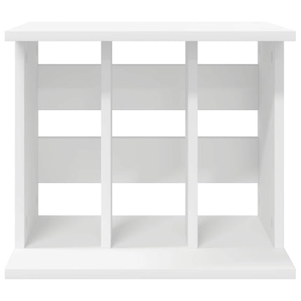 Lagring för vinylskivor Vit 42 x 33 x 36 cm Konstruerat trä