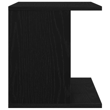 Lagring för vinylskivor Svart ek 42 x 33 x 36 cm