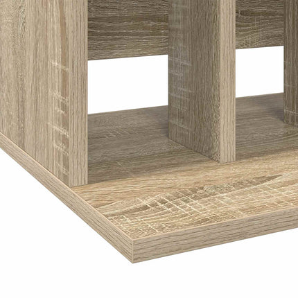 Lagring för vinylskivor Sonoma-ek 42 x 33 x 36 cm