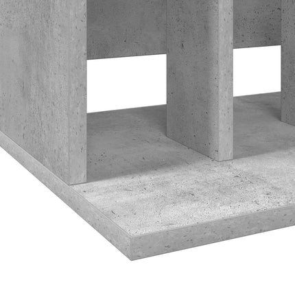 Lagring för vinylskivor Betonggrå 42 x 33 x 36 cm