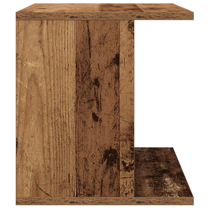 Lagring för vinylskivor Gammalt trä 42 x 33 x 36 cm