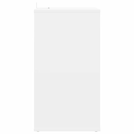 Skivskåp Vit 38 x 33 x 61 cm Konstruerat trä