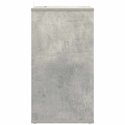 Skivskåp Betonggrå 38 x 33 x 61 cm Konstruerat trä