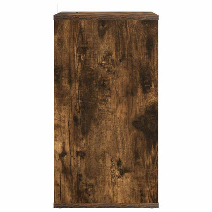 Skivskåp Rökt ek 38 x 33 x 61 cm Konstruerat trä