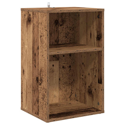 Skivskåp Gammalt trä 38 x 33 x 61 cm Konstruerat trä