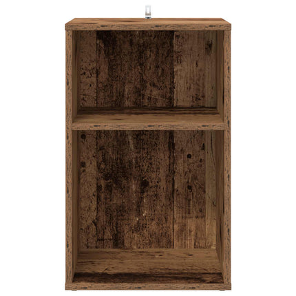 Skivskåp Gammalt trä 38 x 33 x 61 cm Konstruerat trä