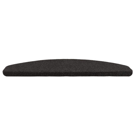 Självhäftande trappmattor 15 pcs Antracit 80 x 28 x 3,5 cm