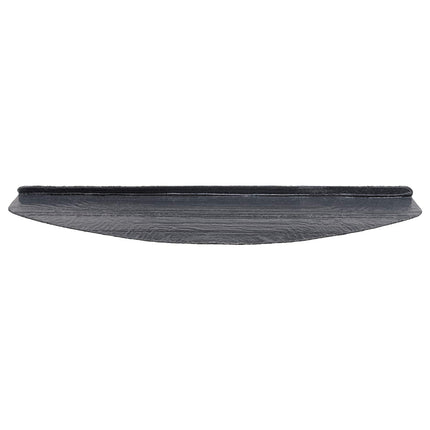 Självhäftande trappmattor 15 pcs Svart 80 x 28 x 3,5 cm