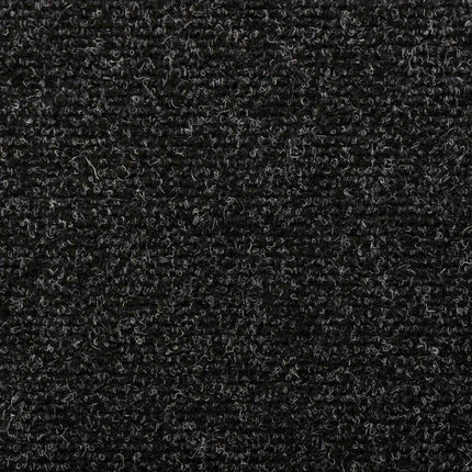 Självhäftande trappmattor 15 pcs Svart 80 x 28 x 3,5 cm