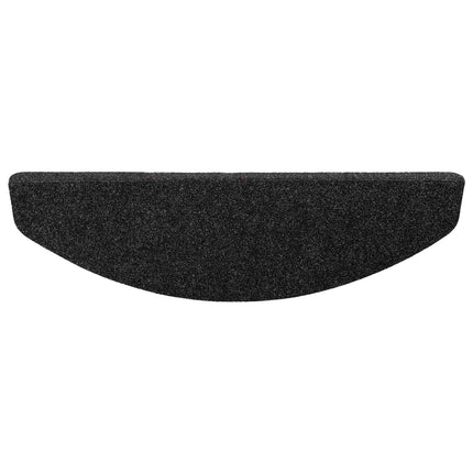 Självhäftande trappmattor 15 pcs Svart 80 x 28 x 3,5 cm