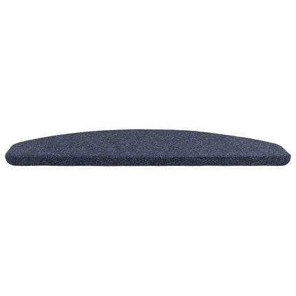 Självhäftande trappmattor 15 pcs Blå 80 x 28 x 3,5 cm