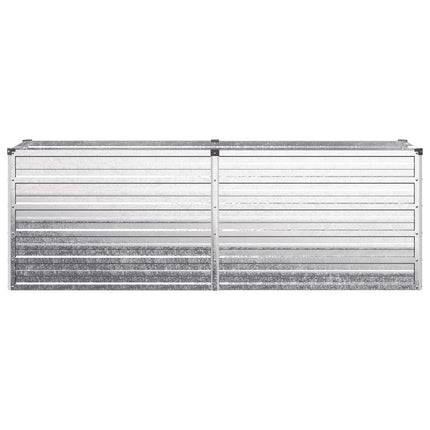Höjd Trädgårdsbädd Silver 160 x 40 x 55 cm galvaniserad