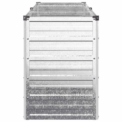 Höjd Trädgårdsbädd Silver 160 x 40 x 55 cm galvaniserad