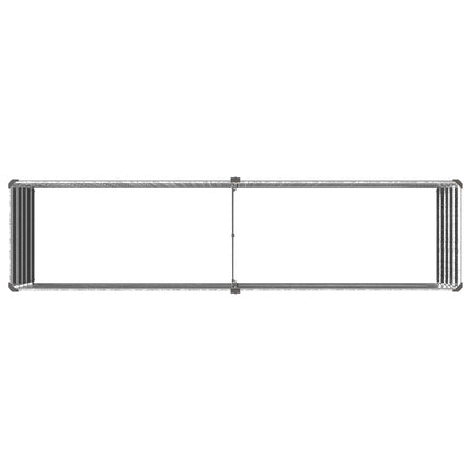 Höjd Trädgårdsbädd Silver 160 x 40 x 55 cm galvaniserad