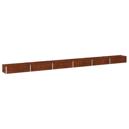 Höjd Trädgårdsbädd Rostig 480 x 40 x 24 cm corton