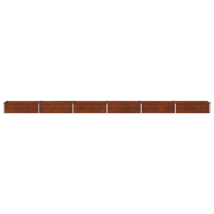 Höjd Trädgårdsbädd Rostig 480 x 40 x 24 cm corton