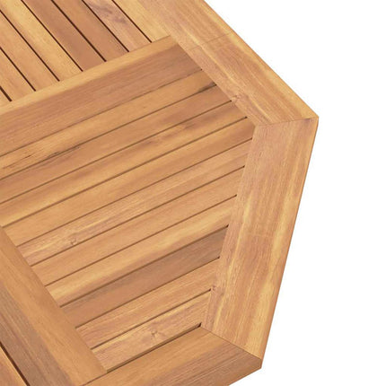 Trädgårds Bistro Set 3 st Naturfärg Massivt teakträ