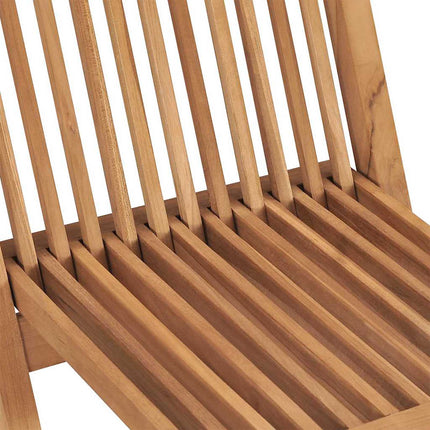 Trädgårds Bistro Set 3 pcs Naturfärg Massivt teakträ