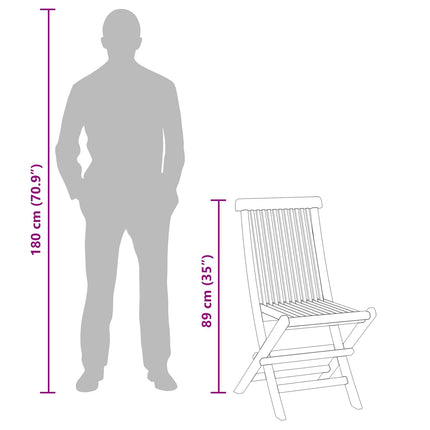 Trädgårds Bistro Set 3 st Naturfärg Massivt teakträ