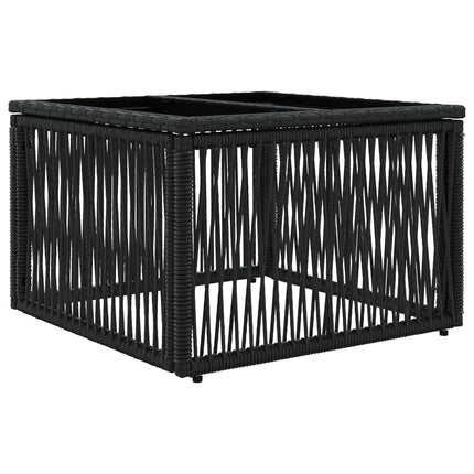 Trädgårdsoffset 9 st Svart konstrotting