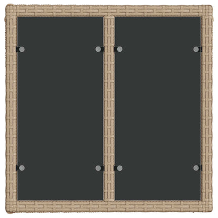 Trädgårdsoffset 7 st Beige konstrotting