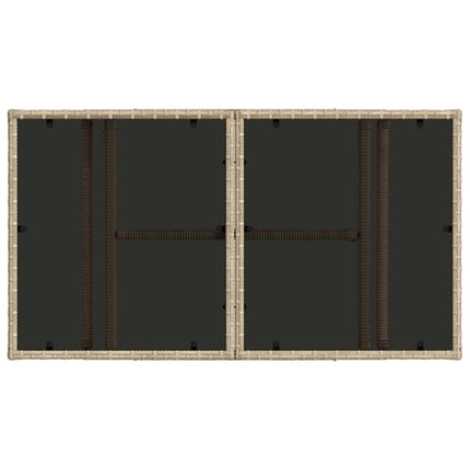 Trädgårdsoffset 14 st Beige konstrotting