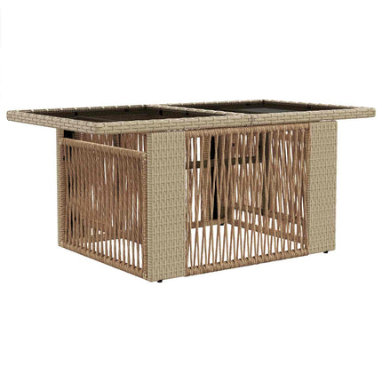 Trädgårdsoffset 5 st Beige och krämvit konstrotting
