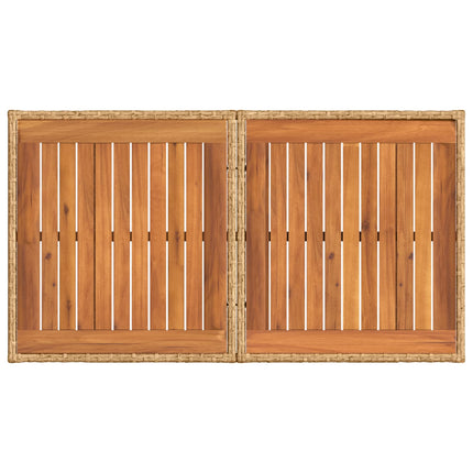 Trädgårdsoffset 7 st Naturlig och Creamvit konstrotting