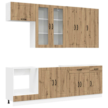 Köksenhet LUCCA 8 pcs Artisan-ek Konstruerat trä