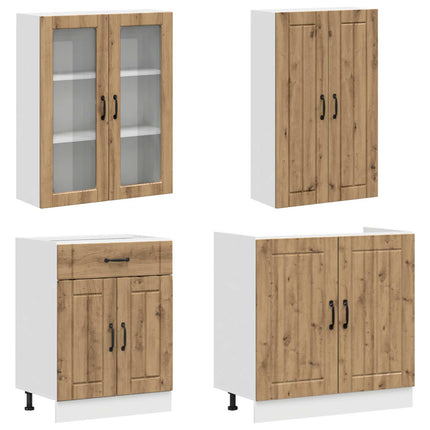 Köksenhet LUCCA 8 pcs Artisan-ek Konstruerat trä