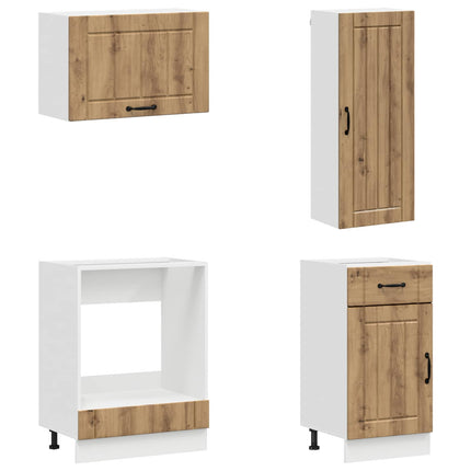 Köksenhet LUCCA 8 pcs Artisan-ek Konstruerat trä