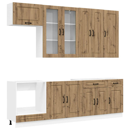 Köksenhet KALMAR 8 pcs Artisan-ek Konstruerat trä