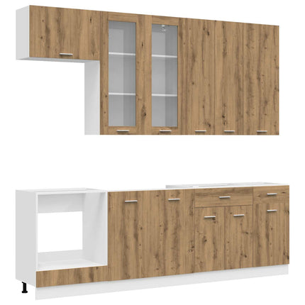 Köksenhet LYON 8 pcs Artisan-ek Konstruerat trä