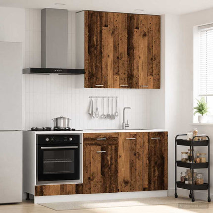 Köksenhet LYON 5 pcs Gammalt trä Konstruerat trä
