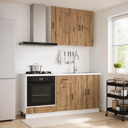Köksenhet KALMAR 5 pcs Artisan-ek Konstruerat trä