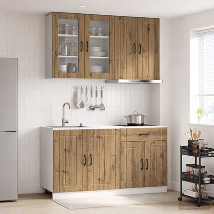 Köksenhet LUCCA 4 pcs Artisan-ek Konstruerat trä