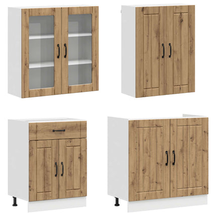 Köksenhet LUCCA 4 pcs Artisan-ek Konstruerat trä