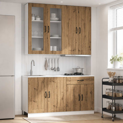 Köksenhet LUCCA 4 pcs Artisan-ek Konstruerat trä