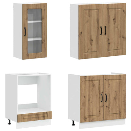 Köksenhet KALMAR 8 pcs Artisan-ek Konstruerat trä