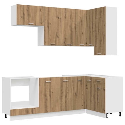 Köksenhet LYON 8 pcs Artisan-ek Konstruerat trä