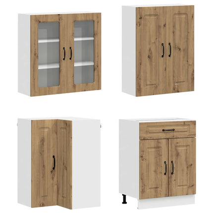 Köksenhet KALMAR 8 pcs Artisan-ek Konstruerat trä