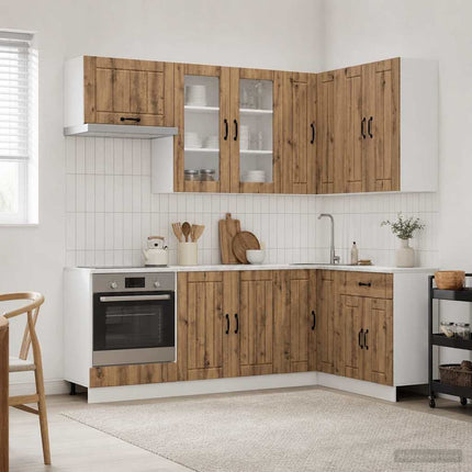 Köksenhet LUCCA 8 pcs Artisan-ek Konstruerat trä