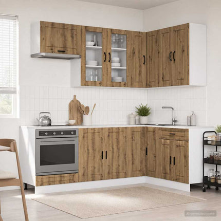 Köksenhet PORTO 8 pcs Artisan-ek Konstruerat trä