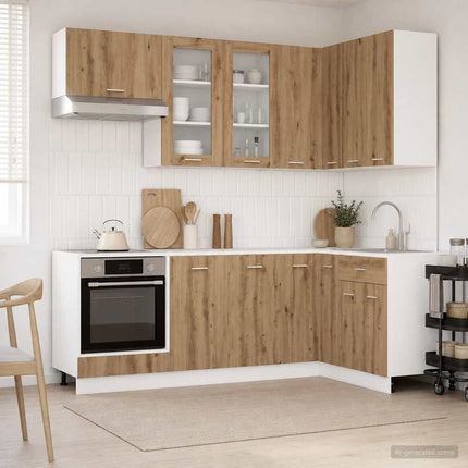 Köksenhet LYON 8 pcs Artisan-ek Konstruerat trä