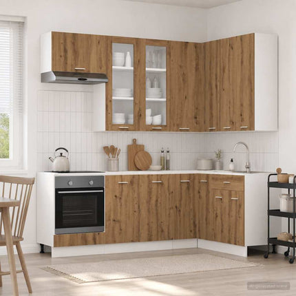 Köksenhet LYON 8 pcs Artisan-ek Konstruerat trä