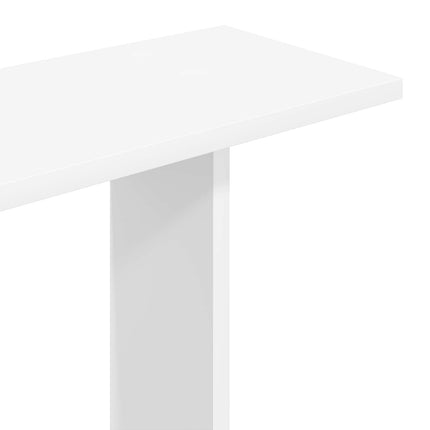 Vägg hylla Vit 102 x 20 x 130 cm Konstruerat trä