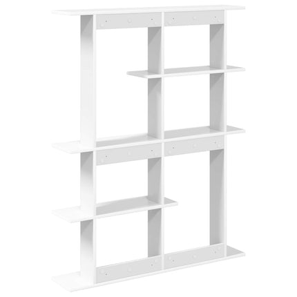 Vägg hylla Vit 102 x 20 x 130 cm Konstruerat trä