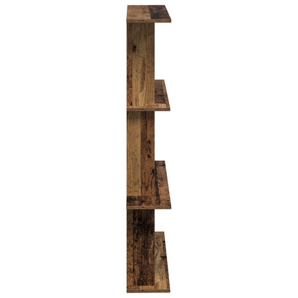 Vägg hylla Gammalt trä 100 x 20 x 126 cm Konstruerat trä